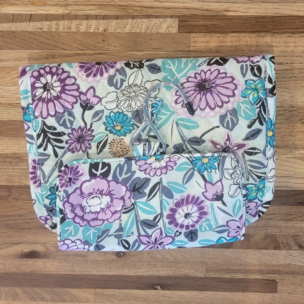 Vera Bradley Iconic Hanging Travel Organizer in the Penelope's Garden Pattern - Picture 7 of 11
